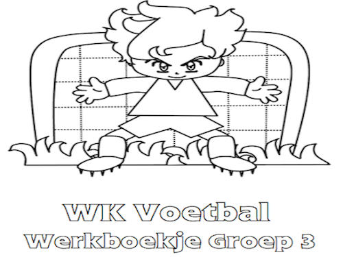 WK Voetbal Werkboekje Groep 3