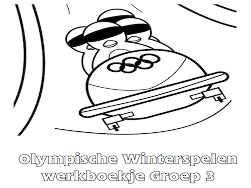 Olympische Winterspelen Werkboekje Groep 3