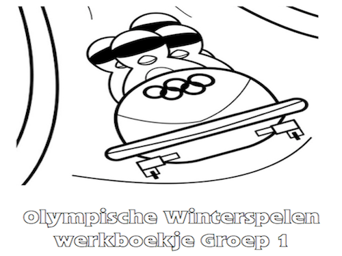 Olympische Winterspelen Werkboekje Groep 1