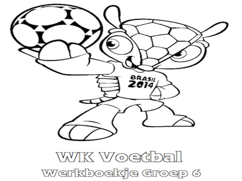 WK Voetbal Werkboekje Groep 6