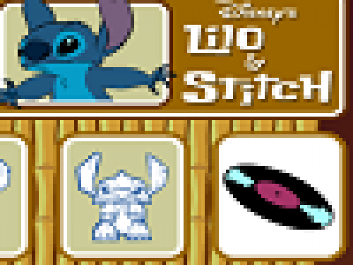 Lilo en Stitch Kaartjes Draaien (Spelletje)