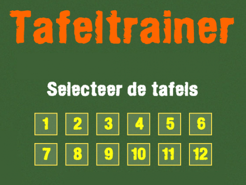 Tafeltrainer - Tafels Oefenen (Nieuw) (Spelletje)