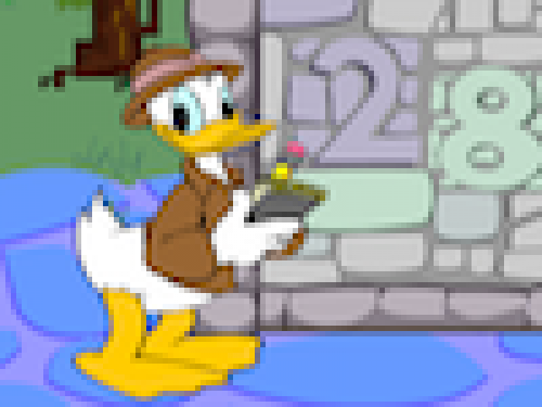 Donald Duck Verborgen Getallen (Spelletje)