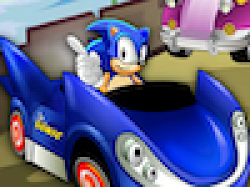 Racen met Sonic (Spelletje)