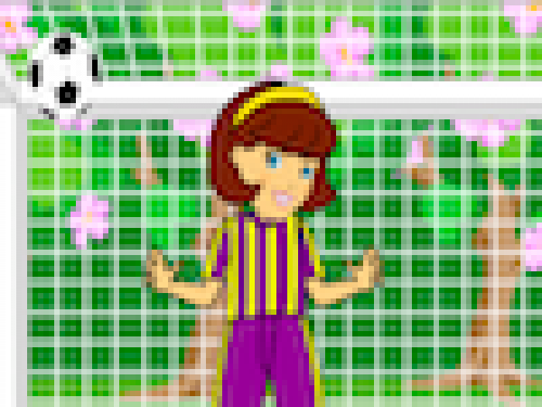 Voetballen met Polly Pocket (Spelletje)