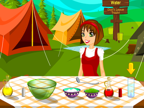 Koken op de Camping (Spelletje)