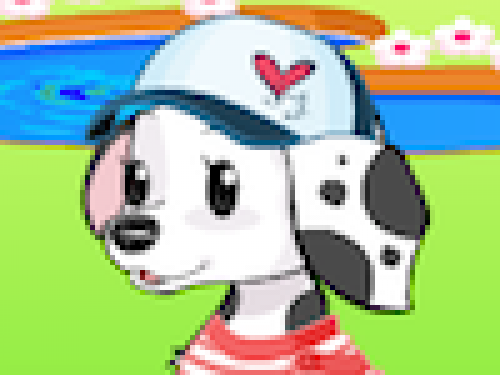 Kleine Dalmatier Aankleden (Spelletje)