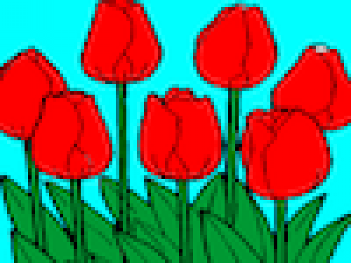 Tulpen Kleurplaat (Spelletje)