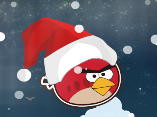 Angry Birds Kerst (Spelletje)