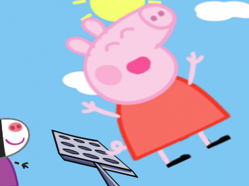 Stuiteren met Peppa Big (Spelletje)