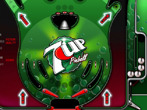 7UP Flipperkast (Oud) (Spelletje)