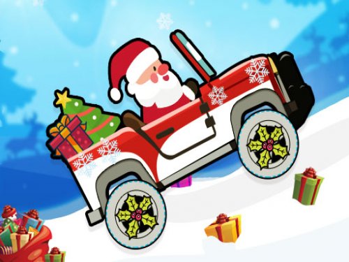 Kerstman Bergop Racen (Nieuw) (Spelletje)