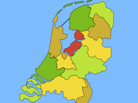 Provincies Nederland Topografie (Nieuw) (Spelletje)