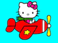 Hello Kitty als Piloot (Spelletje)