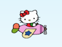 Vliegen met Hello Kitty (Spelletje)