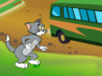 Oversteken met Tom en Jerry (Spelletje)
