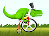 BMX'en met een Dinosaurus (Spelletje)