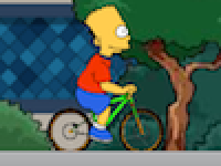 BMX'en met Bart Simpson (Spelletje)