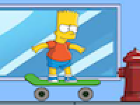 Skateboarden met Bart Simpson 2 (Spelletje)