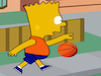 Basketballen met Bart Simpson (Spelletje)