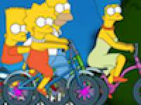 Fietsen met de Simpsons (Spelletje)