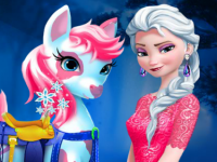 Elsa Pony Verzorgen (Spelletje)