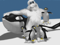Pinguin Lanceren (Oud) (Spelletje)