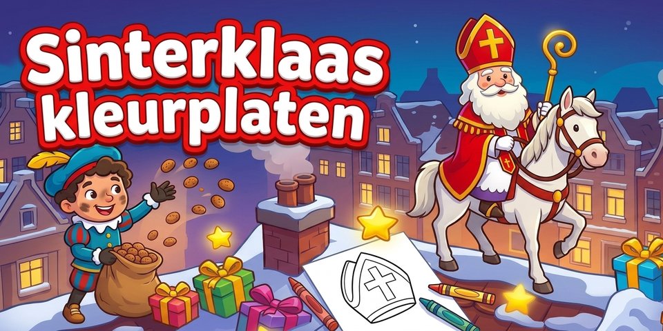 Sinterklaas kleurplaten