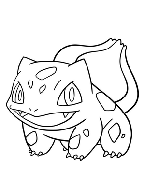 Bulbasaur Kleurplaat — gratis kleurplaat