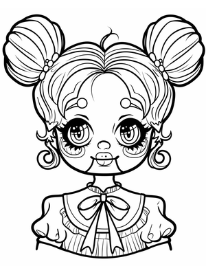 Circus Clown 12 Kleurplaat — gratis kleurplaat