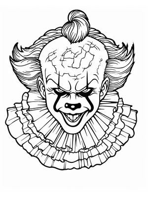 Circus Clown It Kleurplaat — gratis kleurplaat