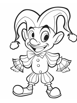 Circus Nar 1 Kleurplaat — gratis kleurplaat