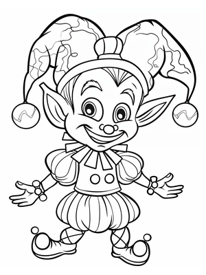 Circus Nar 2 Kleurplaat — gratis kleurplaat