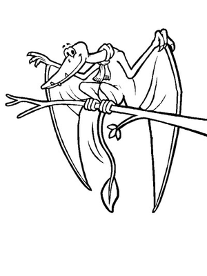 Dinosaurus 20 Kleurplaat — gratis kleurplaat