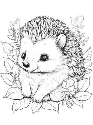 Baby Egel Kleurplaat — gratis kleurplaat