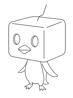 Eiscue Kleurplaat — gratis kleurplaat