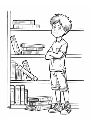 Encyclopedia Brown Kleurplaat — gratis kleurplaat