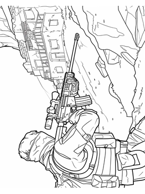 Fortnite 16 Kleurplaat — gratis kleurplaat