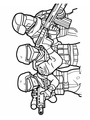 Fortnite 23 Kleurplaat — gratis kleurplaat