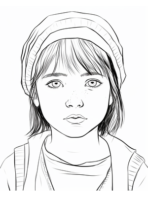 Kind 6 Kleurplaat — gratis kleurplaat