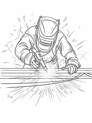 Lasser Kleurplaat — gratis kleurplaat