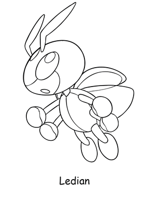 Ledian Kleurplaat — gratis kleurplaat