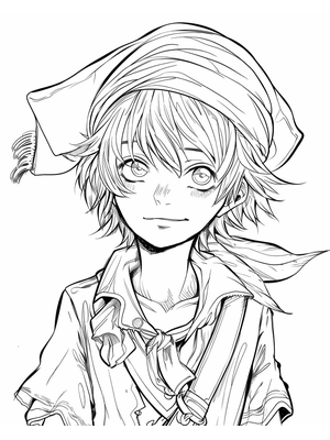 Piraat Cabin Jongen 7 Kleurplaat — gratis kleurplaat