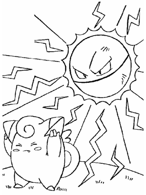 Pokémon 8 Kleurplaat — gratis kleurplaat