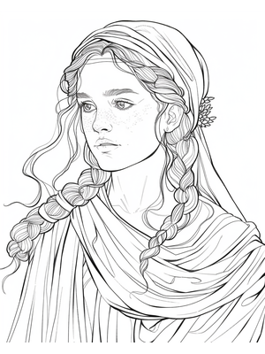 Prinses Tywysoges Kleurplaat — gratis kleurplaat