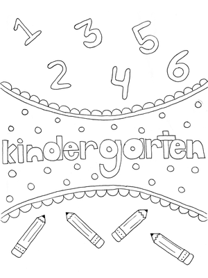 School 3 Kleurplaat — gratis kleurplaat