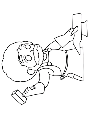 Smid Kleurplaat — gratis kleurplaat