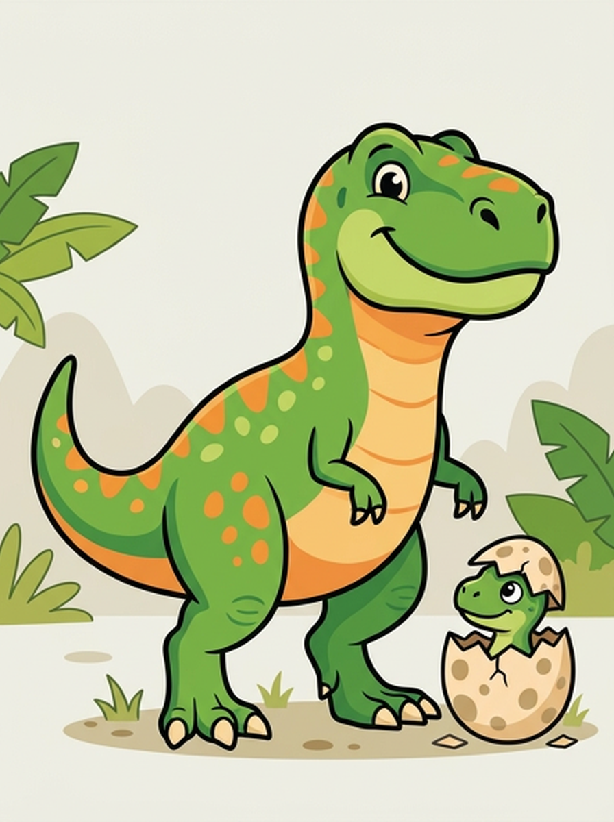 Dinosaurussen kleurplaten