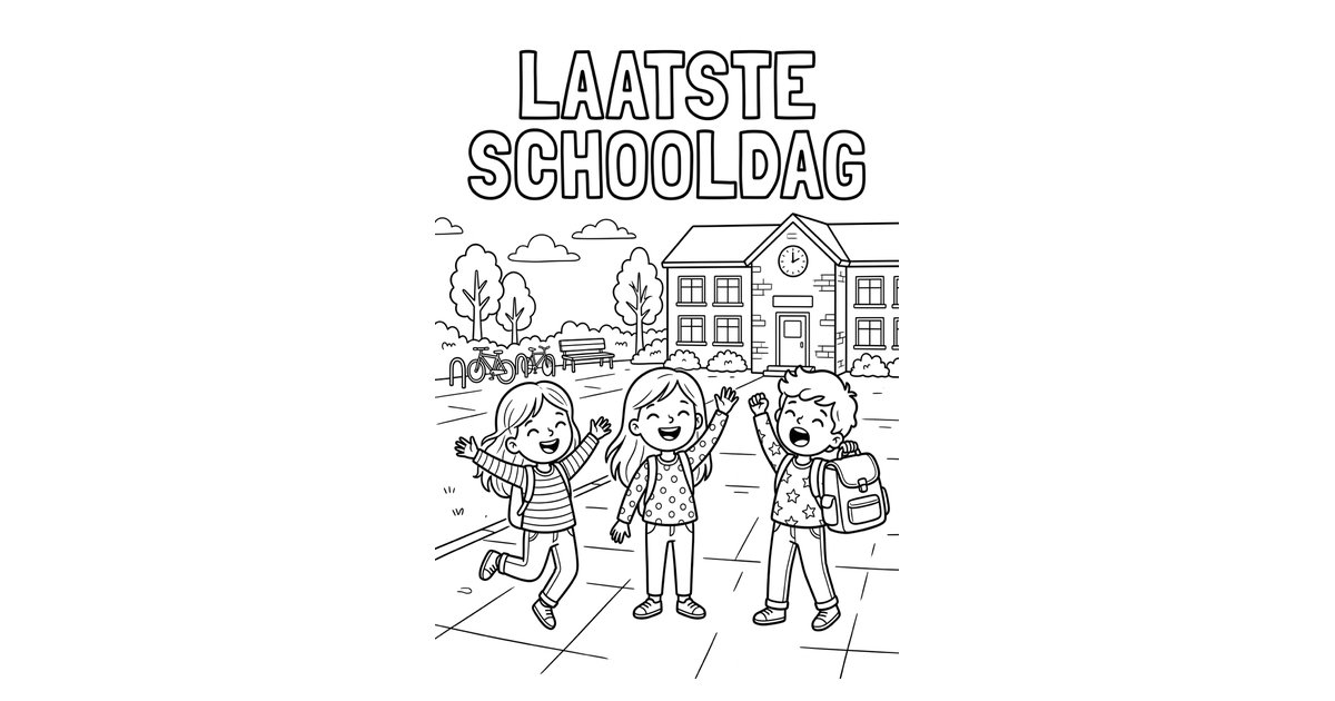 laatste-schooldag-kinderen-kleurplaat-gratis-printen-minipret