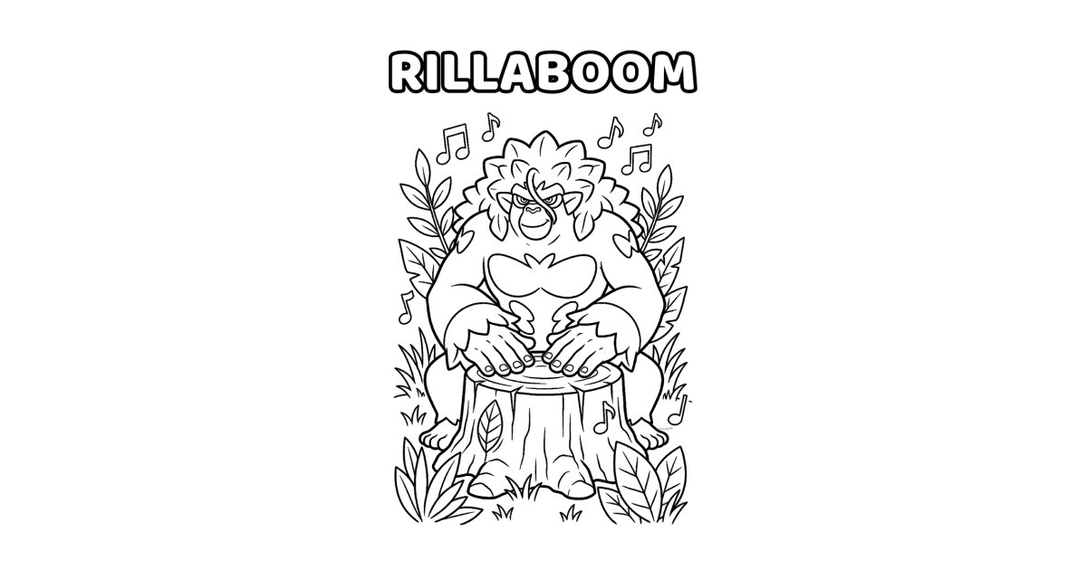 Color Page Rillaboom Rillaboom kleurplaat — Gratis printen | Minipret